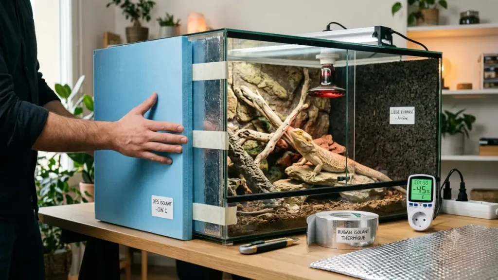 Isoler son terrarium : Comment diviser sa facture d’électricité par 2 ?
